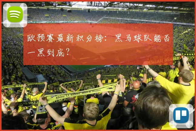 欧预赛最新积分榜：黑马球队能否一黑到底？