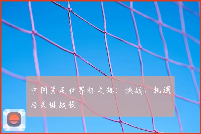 中国男足世界杯之路:挑战、机遇与关键战役